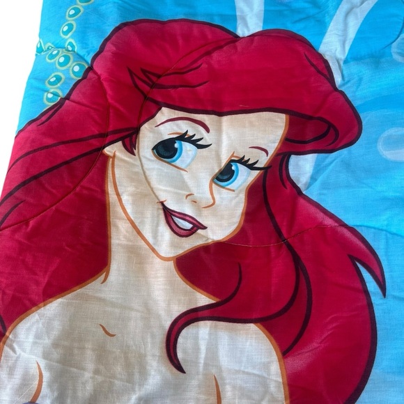 VTG Y2K Ariel The Little Mermaid Special Edition Reversible Twin Comforter HTF - Picture 4 of 14